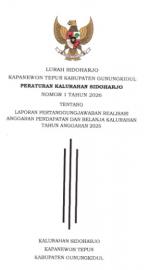 PERATURAN KALURAHAN NOMOR 1 TAHUN 2026 TENTANG LPJ